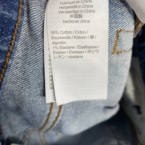 Madewell Jeans Mens 29 X 32 Straight Leg Slim Zip Medium Wash Blue Denim - Picture 10 of 10